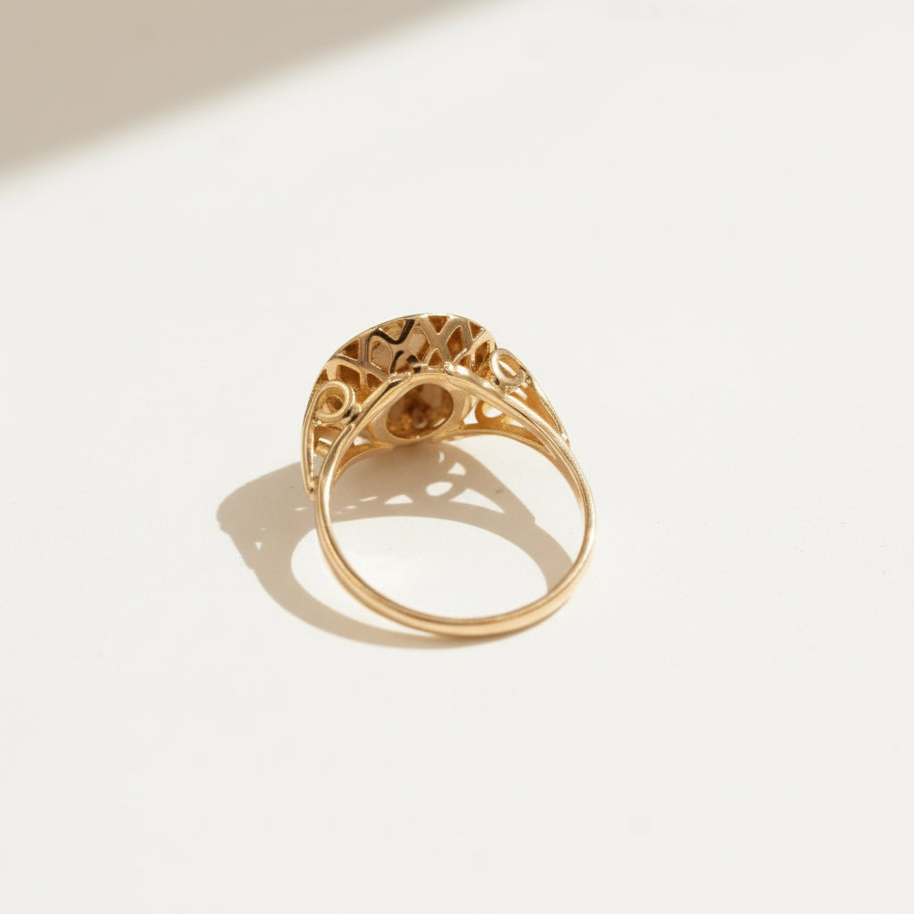 Augis - Bague d’Amour - Or jaune - Rubis et Diamant