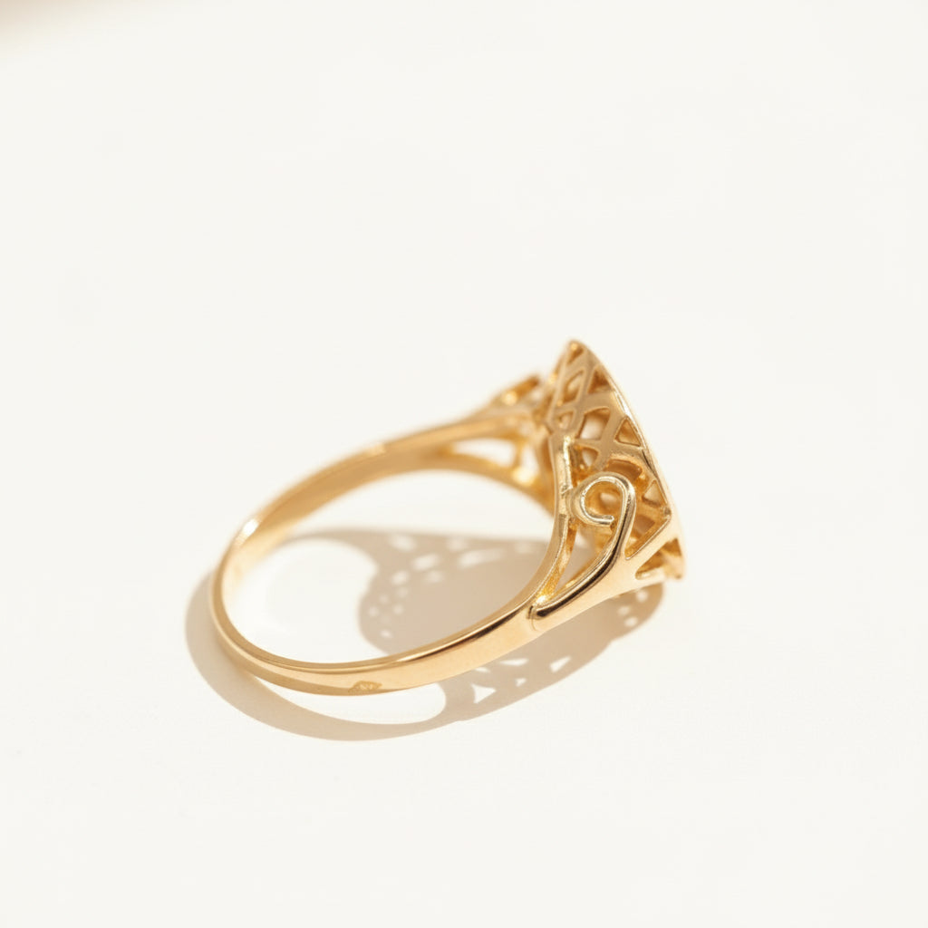 Augis - Bague d’Amour - Or jaune - Rubis et Diamant