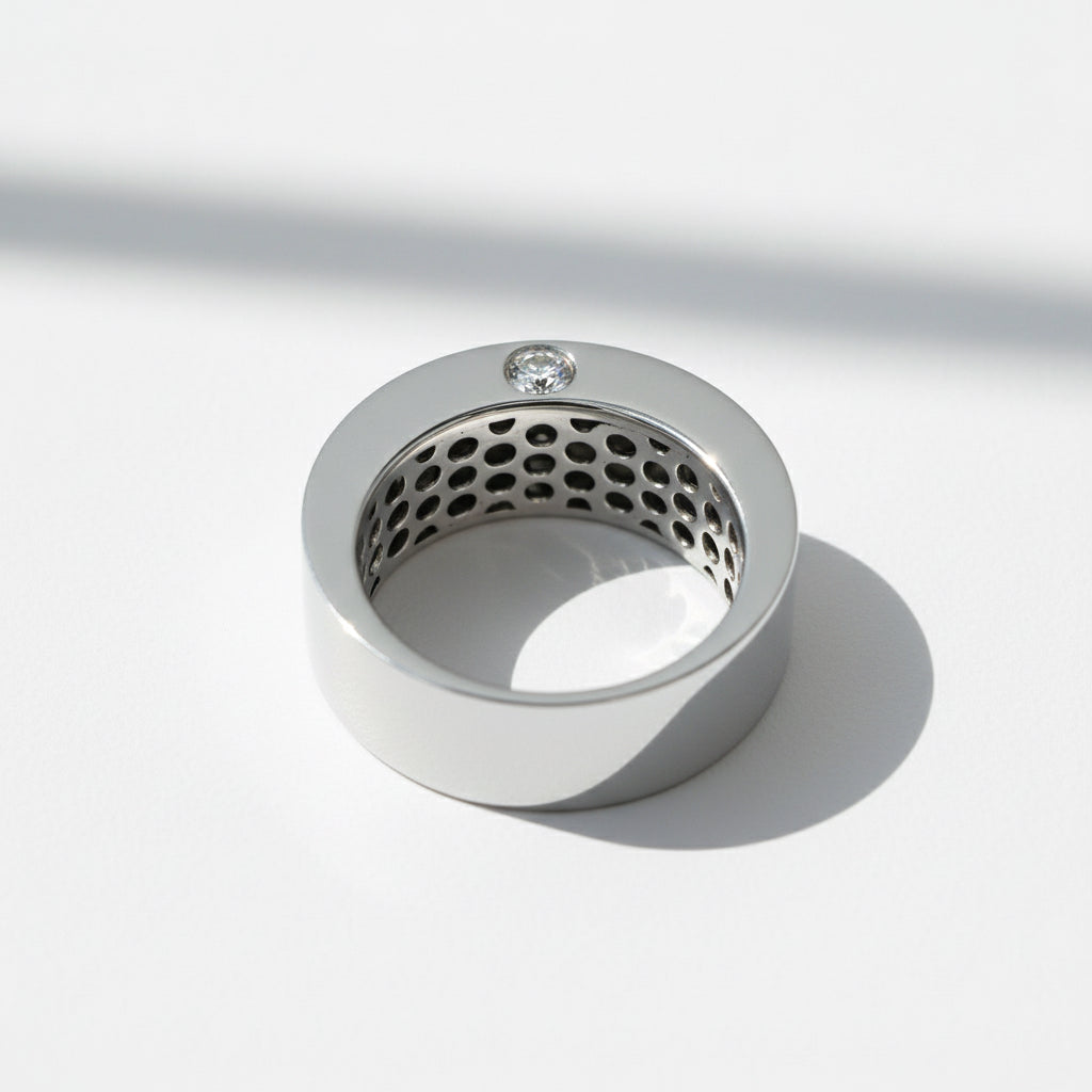 Bague Or blanc - Diamants 2,10 carats