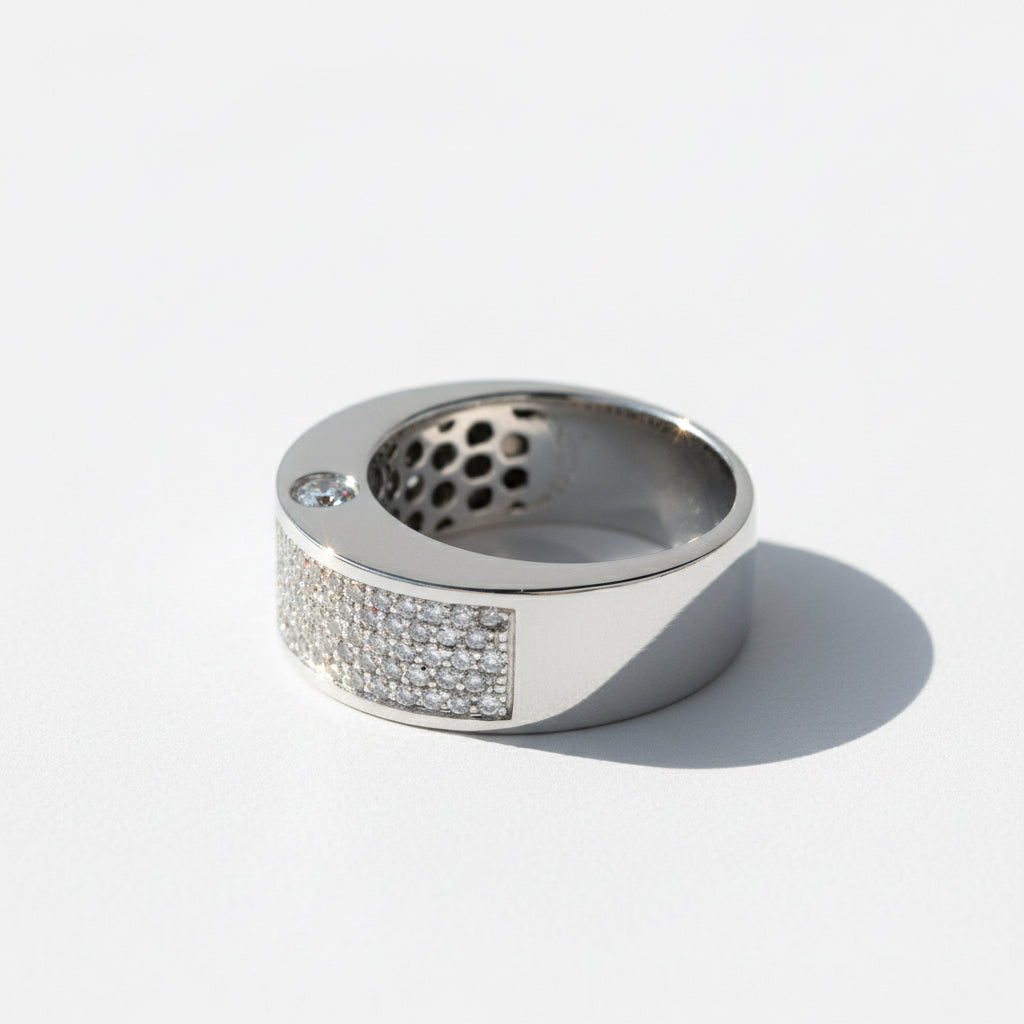 Bague Or blanc - Diamants 2,10 carats