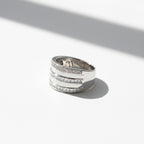 Bague Or Blanc - Diamants 1,47 carats