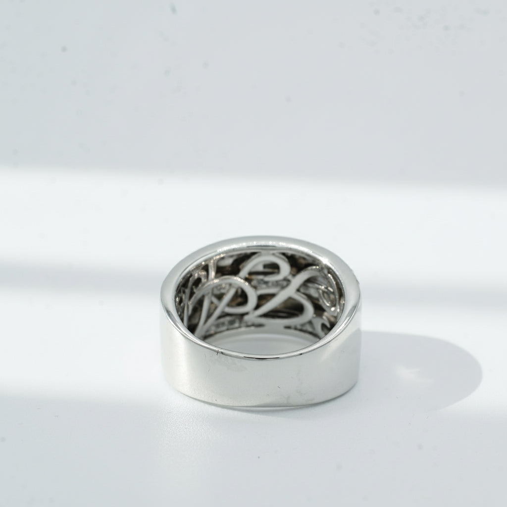 Bague Or Blanc - Diamants 1,47 carats