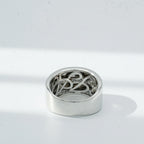 Bague Or Blanc - Diamants 1,47 carats