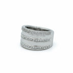 Bague Or Blanc - Diamants 1,47 carats