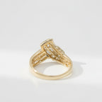 Bague Or Jaune - Diamants 0,70 carat