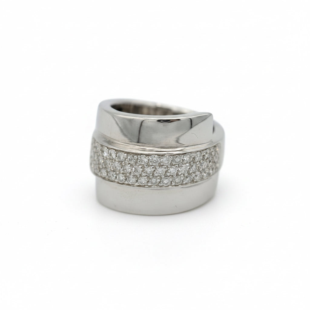 Bague Or blanc et Diamants 1,20 carats