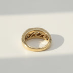 Bague or Jaune - Citrine et Diamants