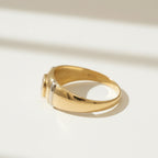 Bague Jonc - Or jaune - Diamant 0,60 carat