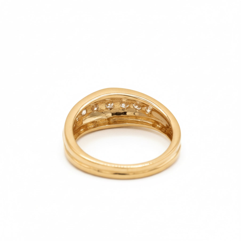 Bague Or Jaune - Diamants - 0,50 carat