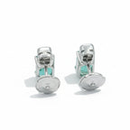 Boucles d’oreilles en or blanc - Émeraudes 2,40 carats