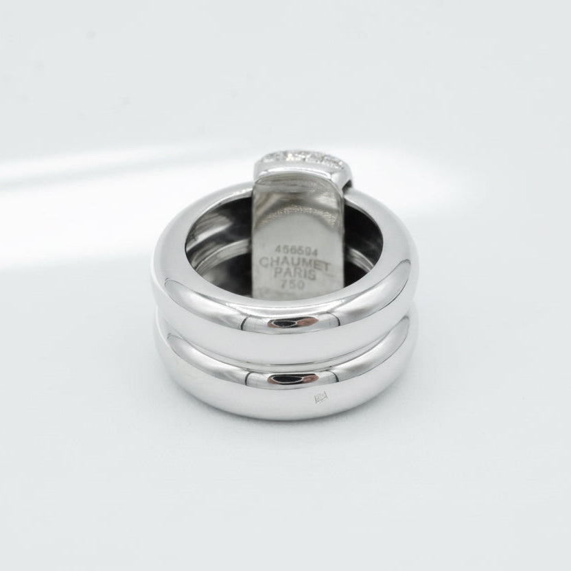 Chaumet - Bague Or blanc et Diamants - Modèle Duo