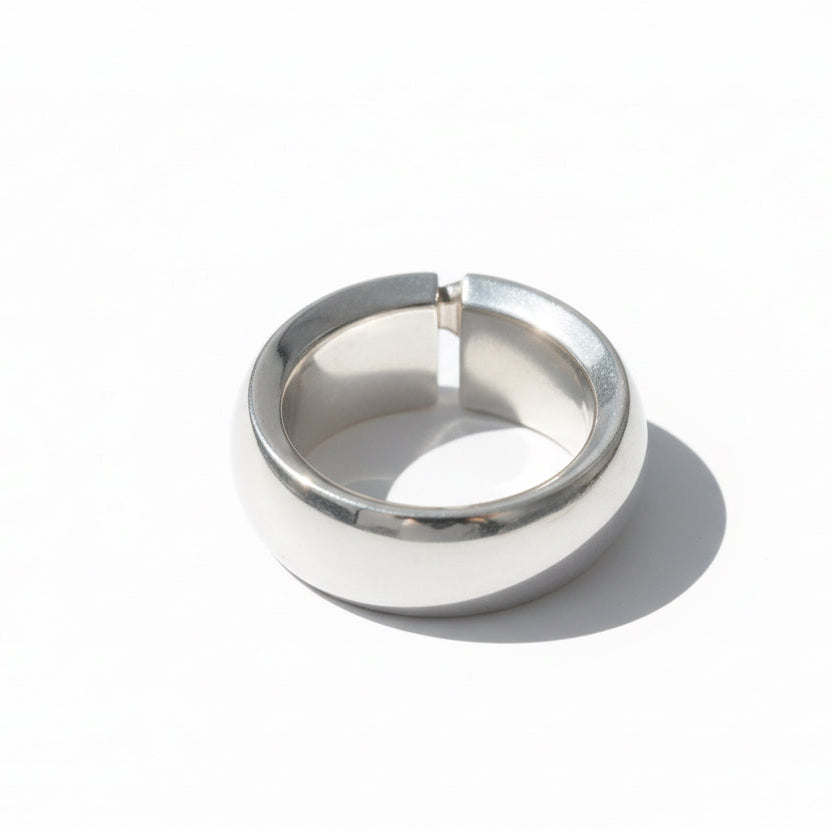 Chaumet - Bague Double lien Or blanc et Diamants