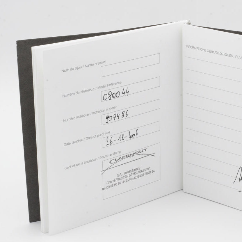 Chaumet - Bague Double lien Or blanc et Diamants