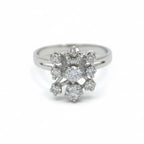 Bague Or blanc et diamants