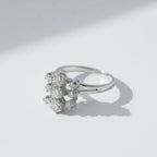 Bague Or blanc et diamants
