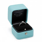 Tiffany & Co - Alliance platine - Diamant 0,41 ct