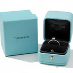 Tiffany & Co - Alliance platine - Diamant 0,41 ct