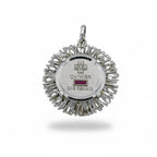 Augis - Médaille d’Amour - Or blanc - Rubis et Diamants