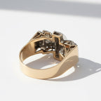 Bague Tank - Or Rose - Diamants 0,80 carat