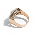 Bague Tank - Or Rose - Diamants 0,80 carat