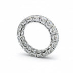 Alliance Tour complet - Or blanc - Diamants 3,80 carats