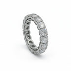 Alliance Tour complet - Or blanc - Diamants 3,80 carats