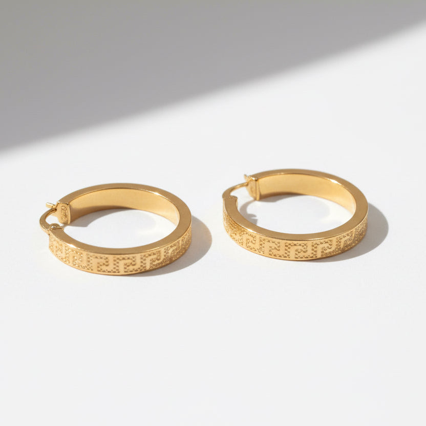 Hoop Earrings - Yellow Gold