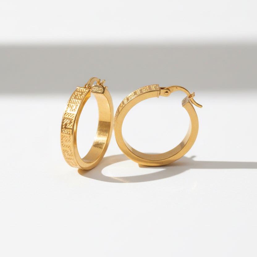 Hoop Earrings - Yellow Gold