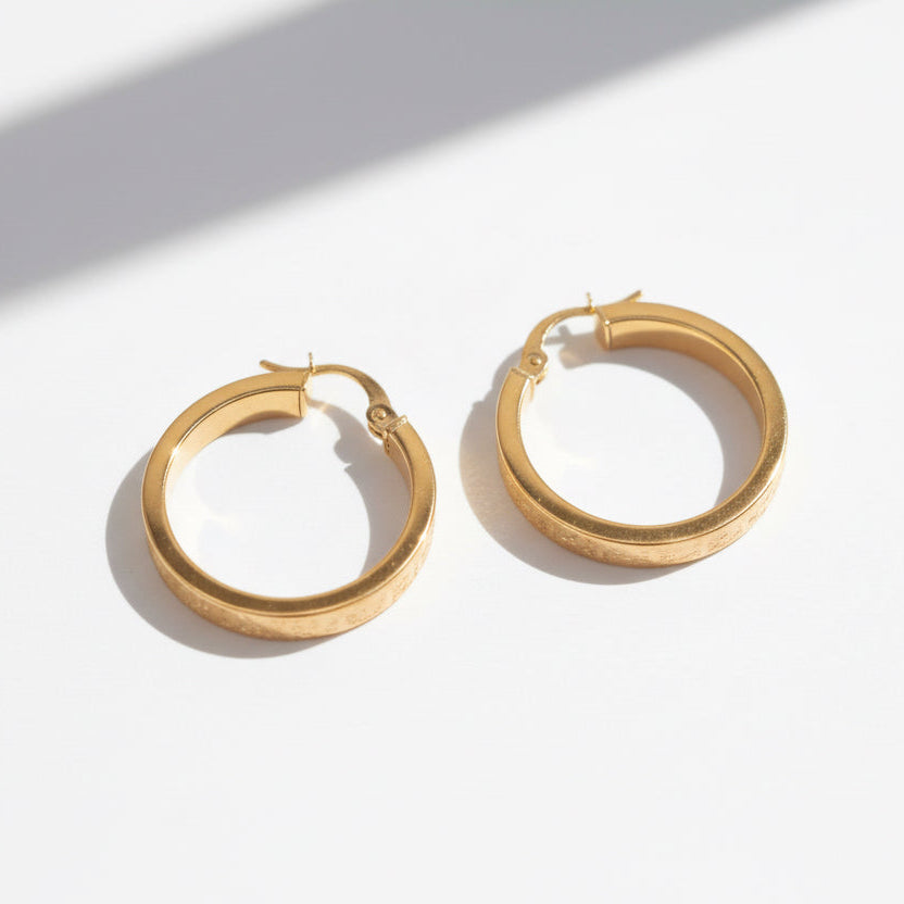 Hoop Earrings - Yellow Gold