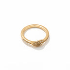 Pasquale Bruni - Bague Feuille simple - Or Rose et Diamants