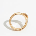 Pasquale Bruni - Bague Feuille simple - Or Rose et Diamants