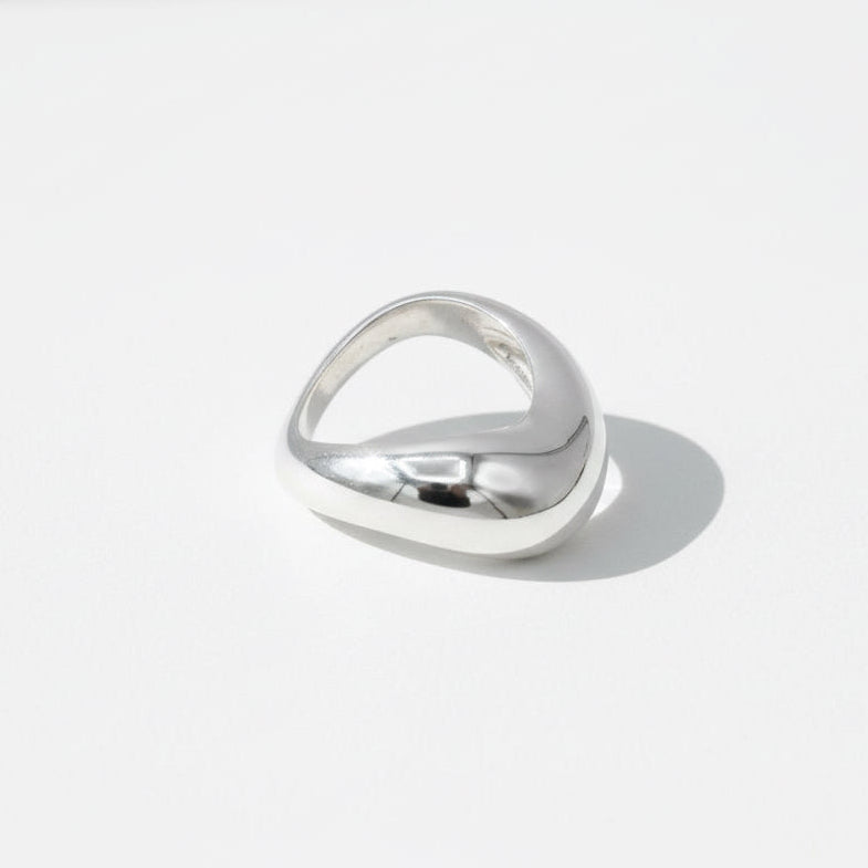 Bague Jonc - Or blanc