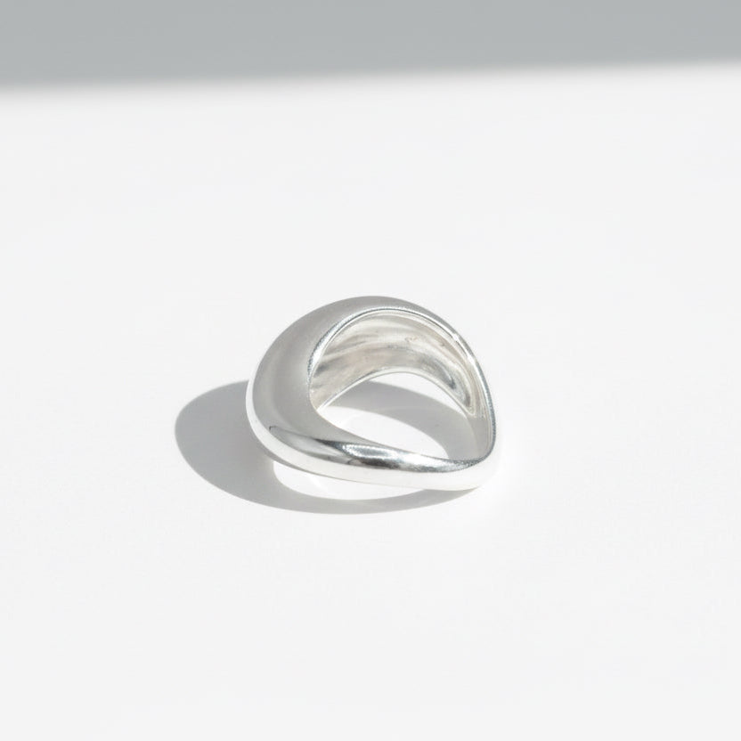 Bague Jonc - Or blanc