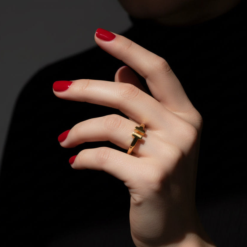 Tiffany & CO - Bague wire - Or Jaune