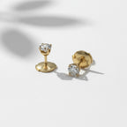 Boucles d’oreilles Puce - Diamants 0,60 carat