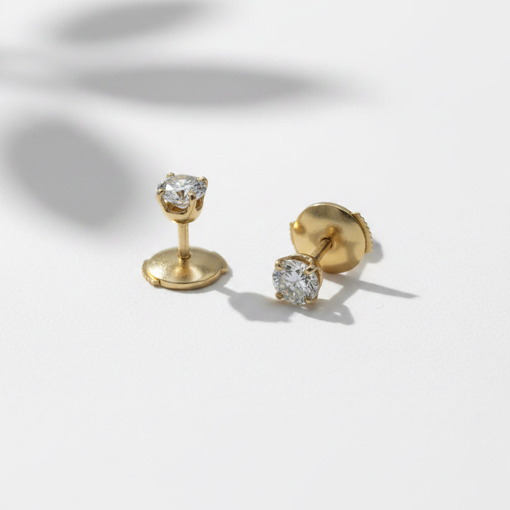 Boucles d’oreilles Puce - Diamants 0,60 carat