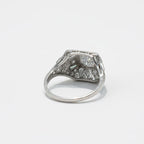 Art déco - Bague Platine - Diamants 1,45 carats