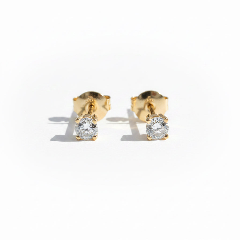 Boucles d’oreilles Puce - Diamants 0,40 carat
