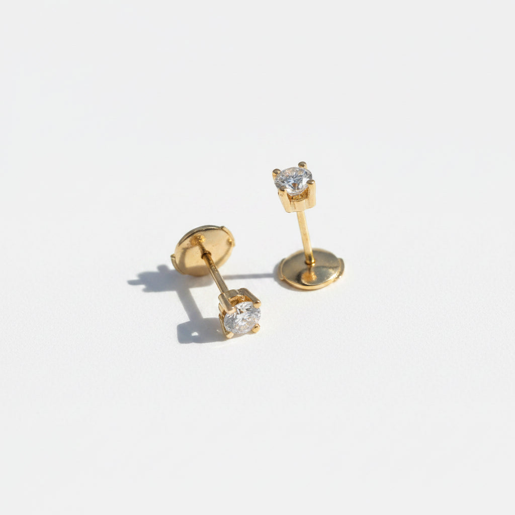 Boucles d’oreilles Puce - Diamants 0,40 carat