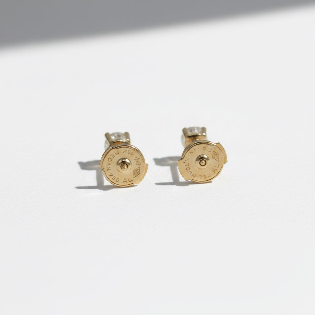 Boucles d’oreilles Puce - Diamants 0,40 carat