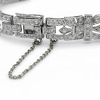Art Déco - Montre Femme Platine et Diamants