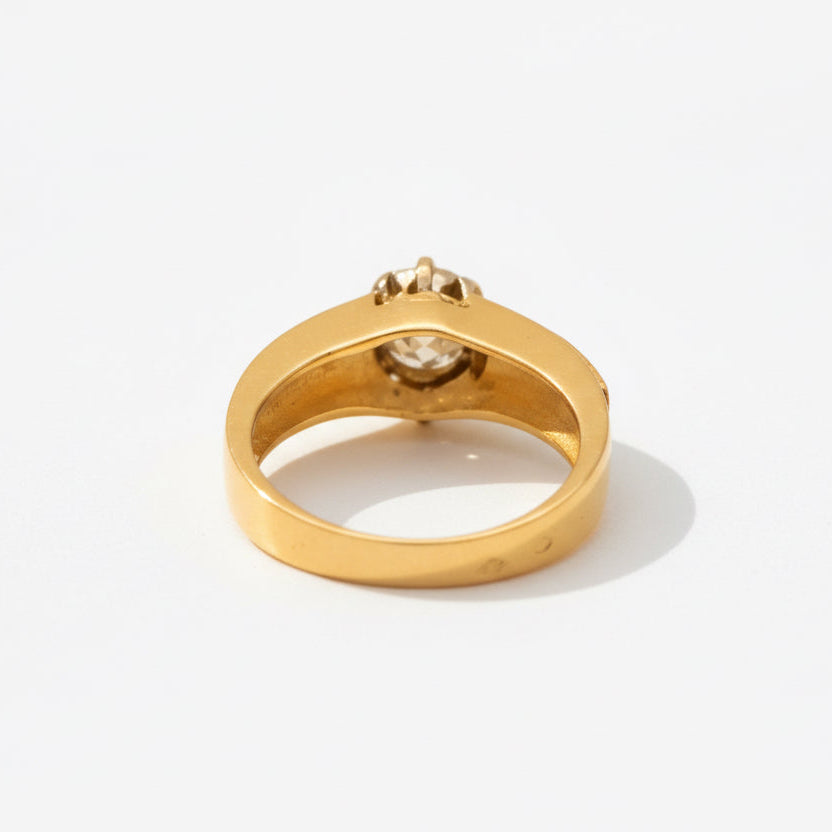 Bague vintage Or jaune et Diamants