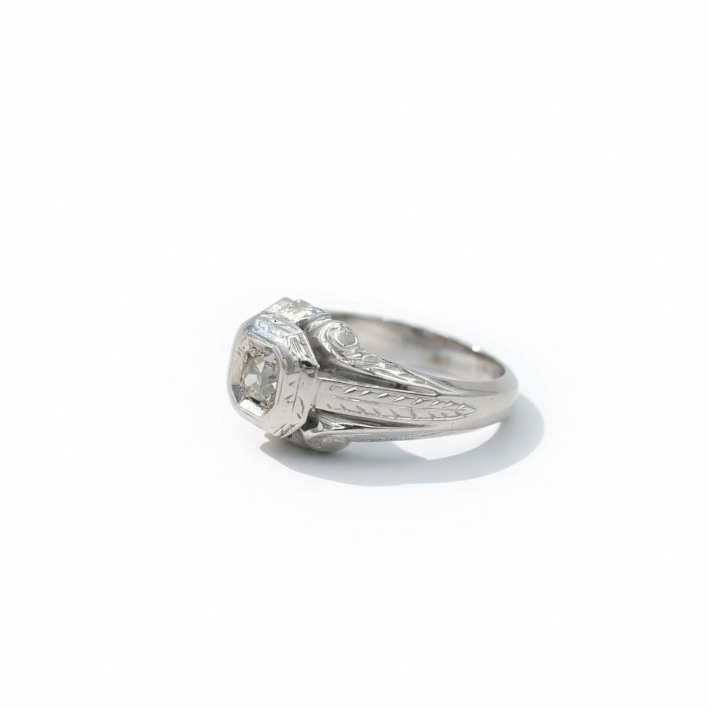 Bague Or blanc et Diamant