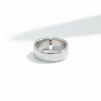 Bague Or blanc - Diamants Noirs