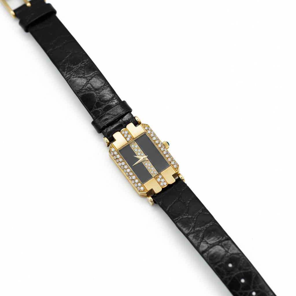 Piaget - Montre femme - Vintage 1970 - Or jaune et Diamants