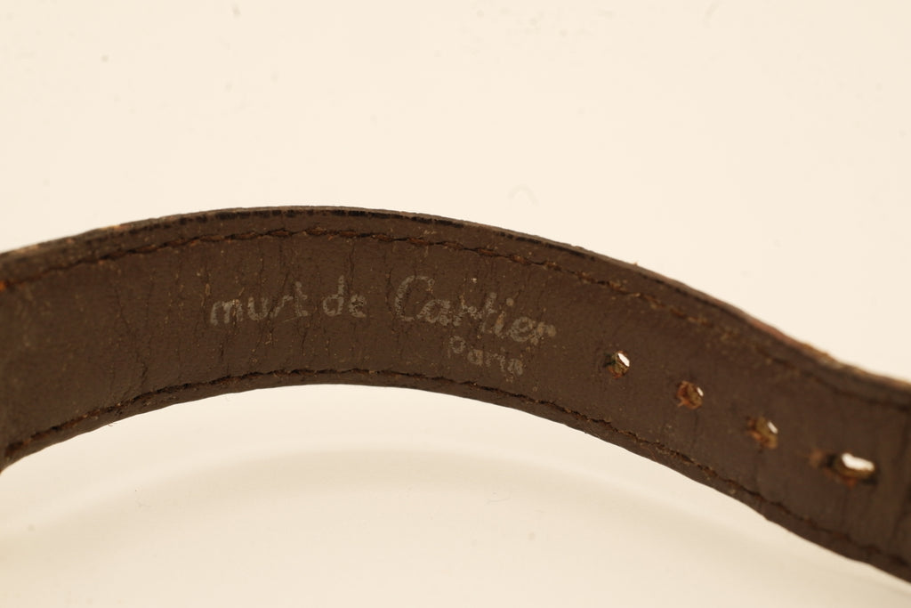 Cartier - Montre Tank Must - Argent et Vermeil