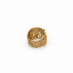 Bague - Or jaune - Émeraudes et Diamants