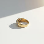 Bague - Or jaune - Diamants