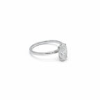 Bague Or blanc - Diamant Marquise 1,56 carats