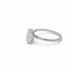 Bague Or blanc - Diamant Marquise 1,56 carats